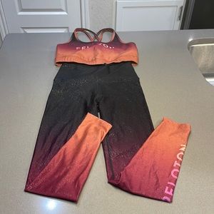 Peloton WITH leggings and sports bra
